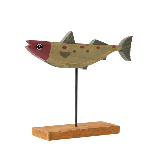 Fish Statue, Grey